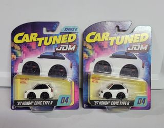 Car Tuned JDM '97 Honda Civic Type R 04 Diecast Metal Cars.  $12 each