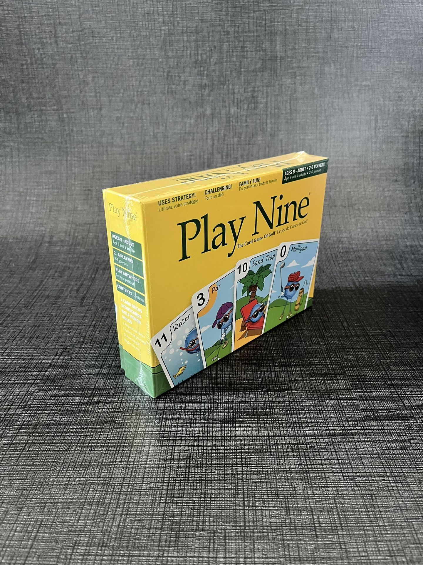 PLAY NINE: The Family Card Game Of Golf For 2-6 Players - Age: 8+ (45 mins)