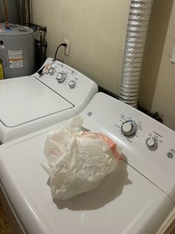 GE Top Load Washer and Dryer Set