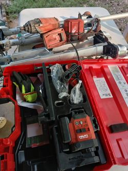 Hilti tools  360 lacer brand new  stilts and drill
