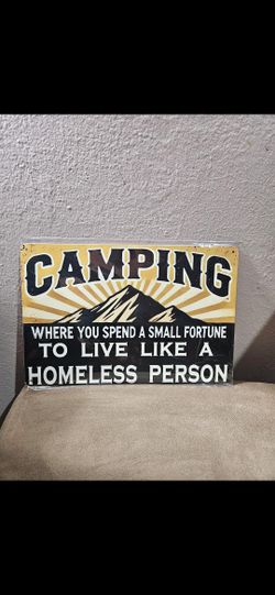Camping 🏕 Sign 