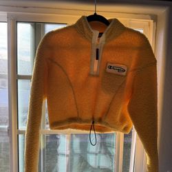 Women’s Champion Cropped Sweater (Size: S)