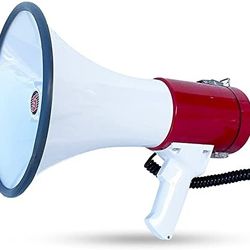 Megaphone Speakers Blow Horn Pro Sports Event Bull Loud Cheer Speaker Recording 66SUR