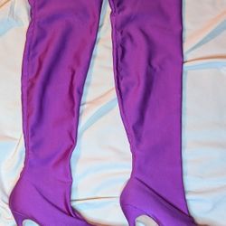 Pink Stocking Boots, Size 10M