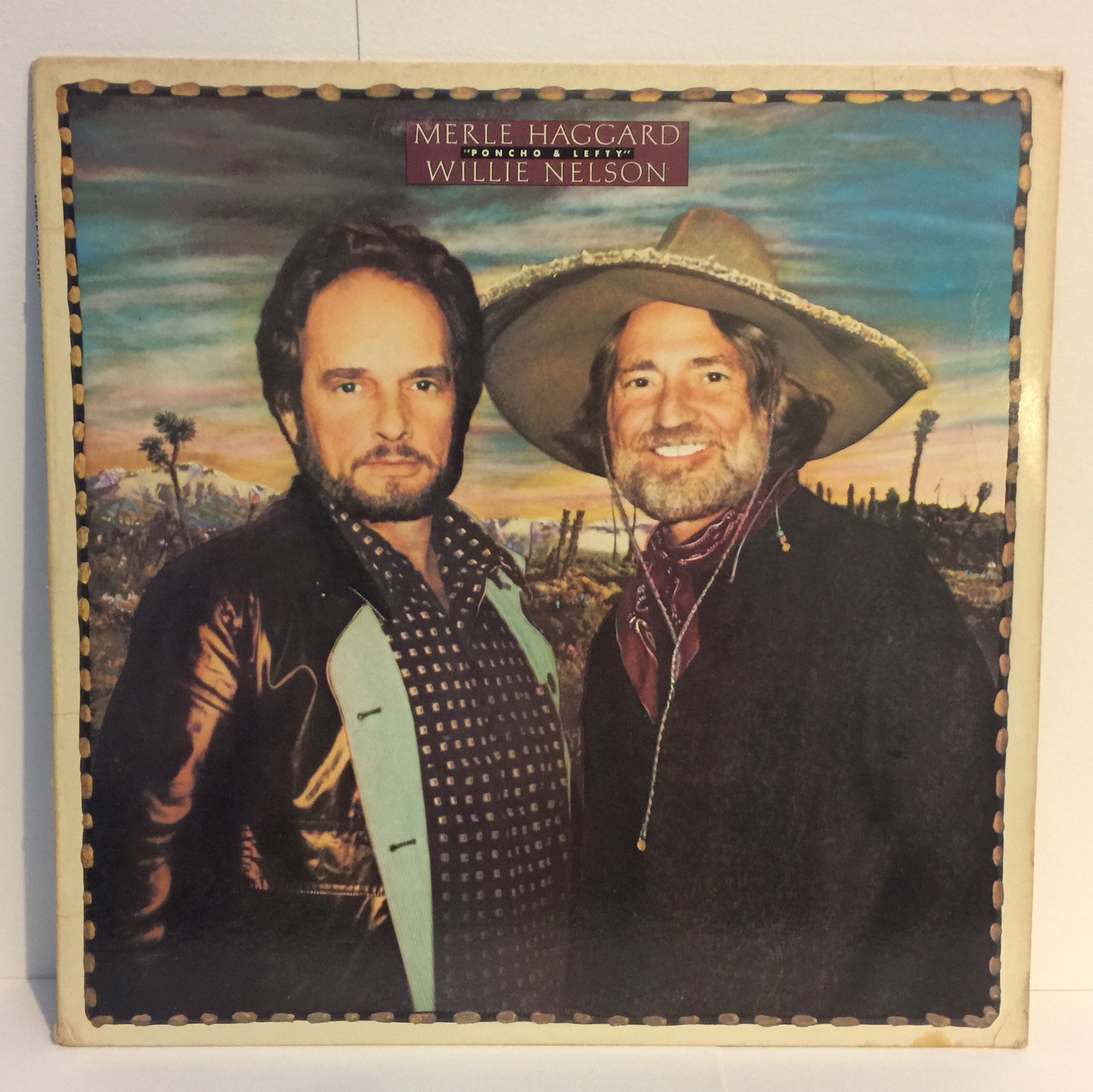 Merle Haggard and Willie Nelson ‘Poncho & Lefty’ (LP) Vinyl Record, 1982