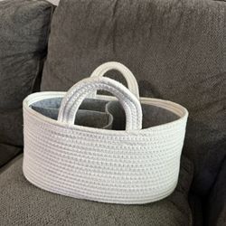 Darling Woven Caddy With Felt Organizer Inside!