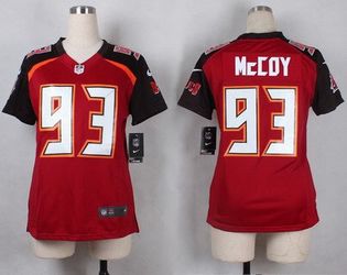 Women's Nike Tampa Bay Buccaneers #93 Gerald McCoy Red Team Color NFL Nike Game Jersey Large