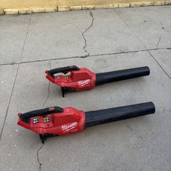 Milwaukee Fuel 18-Volt garden leaf blowers “$200 Both”