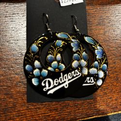 Dodgers Earrings 