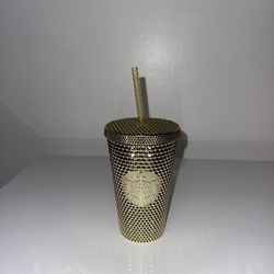 Starbucks Gold Studded Tumbler 