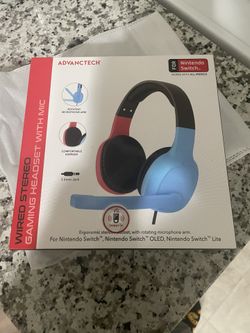 Gaming Headset With Mic For Nintendo Switch