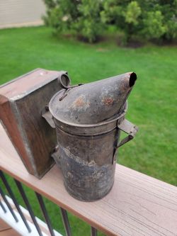 Vintage Mid-Century Bee Smoker - Clean Decor - Rustic Accent