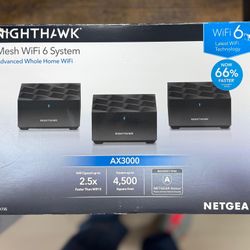 MSRP $142 NETGEAR Nighthawk Tri- Band Whole Home Mesh WiFi 6 System 