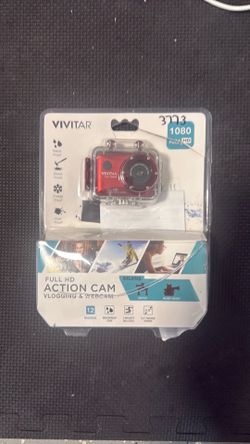 Vivitar DVR 786HD Full HD Action Cam Waterproof Case, 2.0in LCD, Red