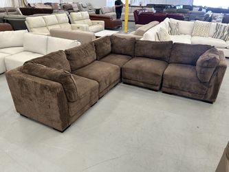 Brown Modular Sectional 