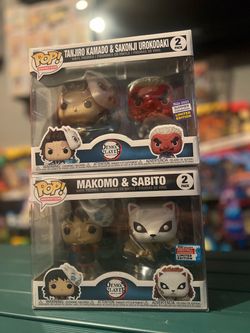 Funko Pop Demon Slayer Convention Exclusive 2-Pack Bundle