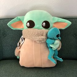 Star Wars The Child Baby Yoda Grogu Ginormous Cuddle Plush 24”