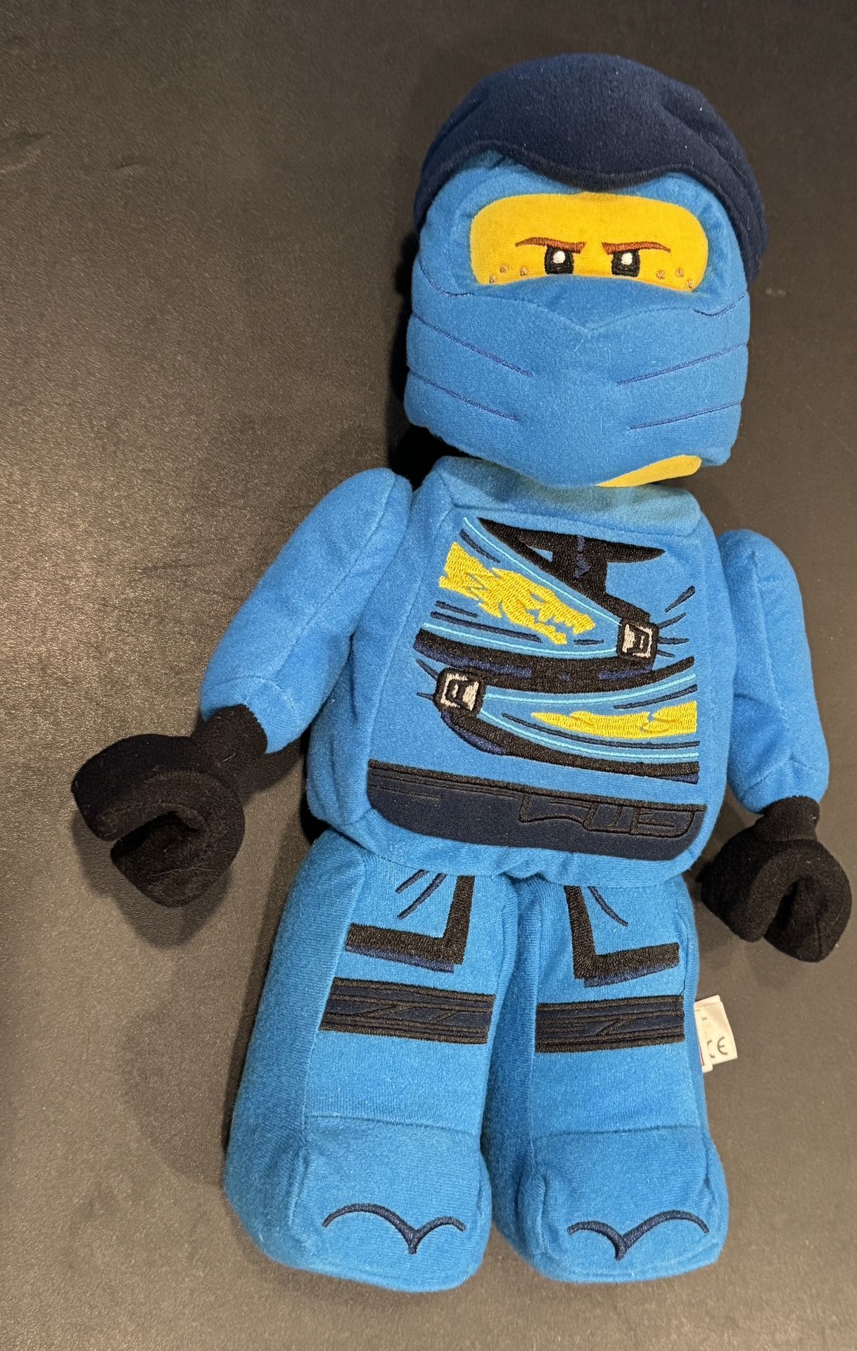 Lego Ninjago Jay Stuffed Plush 14” Toy Blue Ninja Warrior