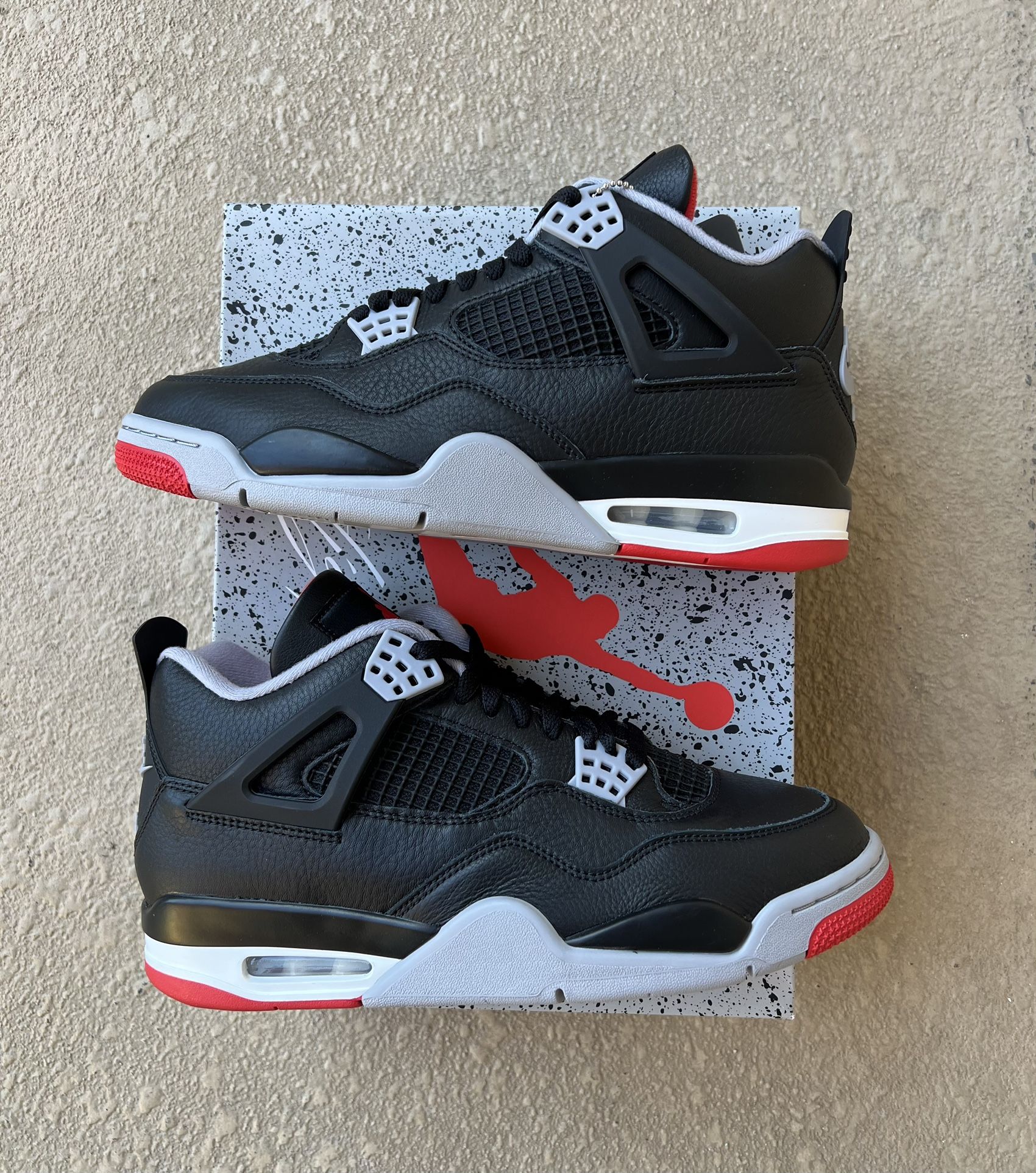 Jordan 4 Retro OG Bred Reimagined Size 10