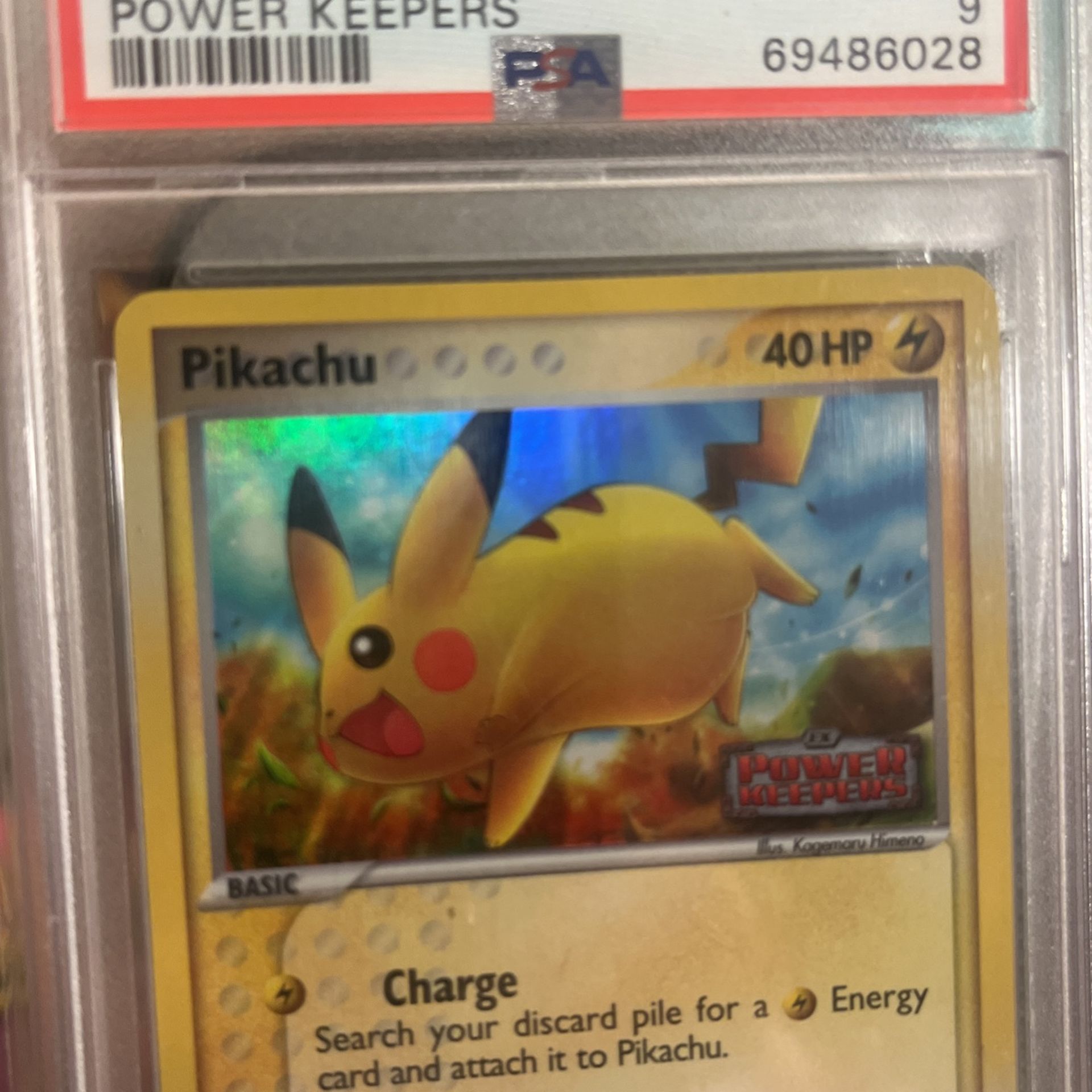 Power Keepers Pikachu Reverse Psa 9