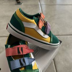 Crayola Vans 6.5 Y