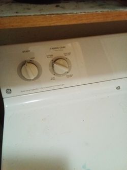 GE large capacity 5 cycle automatic with interior light dryer