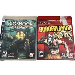 PS 3 Borderlands & Bioshock (CIB)