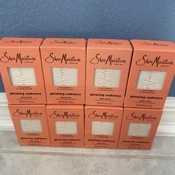 8 Brand New Shea Moisture Bar Soap Glowing Radiance 