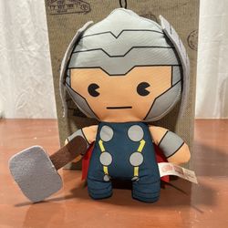 Marvel Avengers Plush Baby Thor Hammer Superhero Stuffed Figure 7"