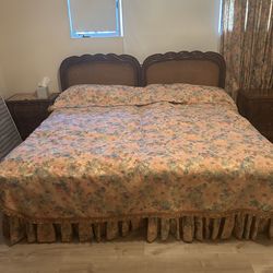 Mid Century French Provincial Design Full Bedroom Set