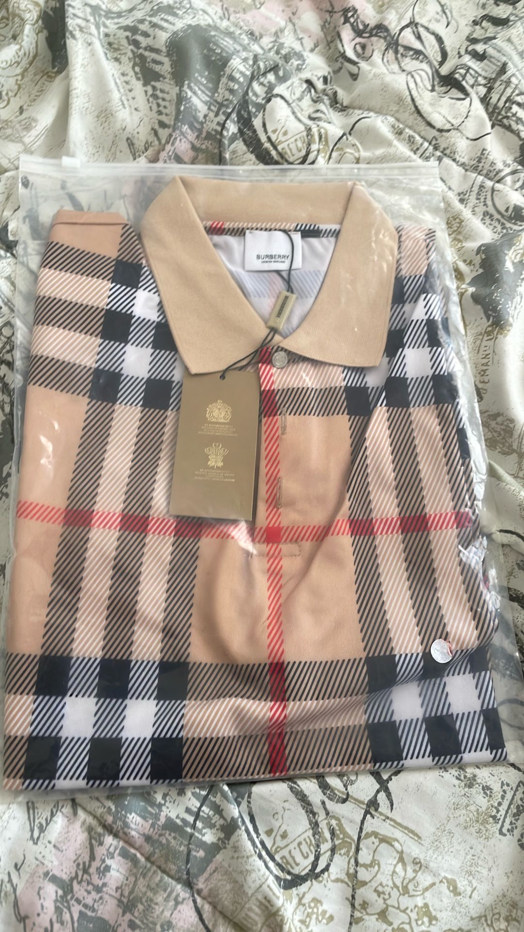 Burberry Polo/Short Set