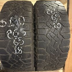 265/65 18 Pair Of Tires Brand Goodyear