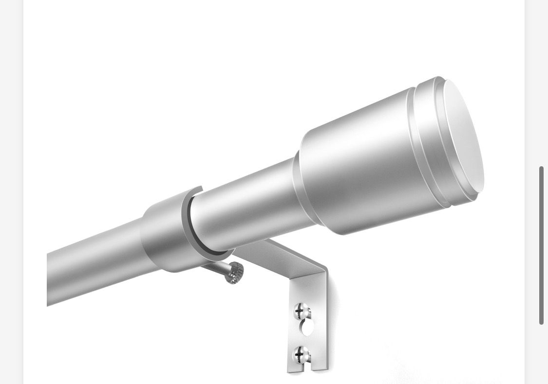 Palo delgado y chico para cortinas