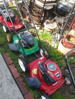 50.00 Regular push 50.00 lawnmowers