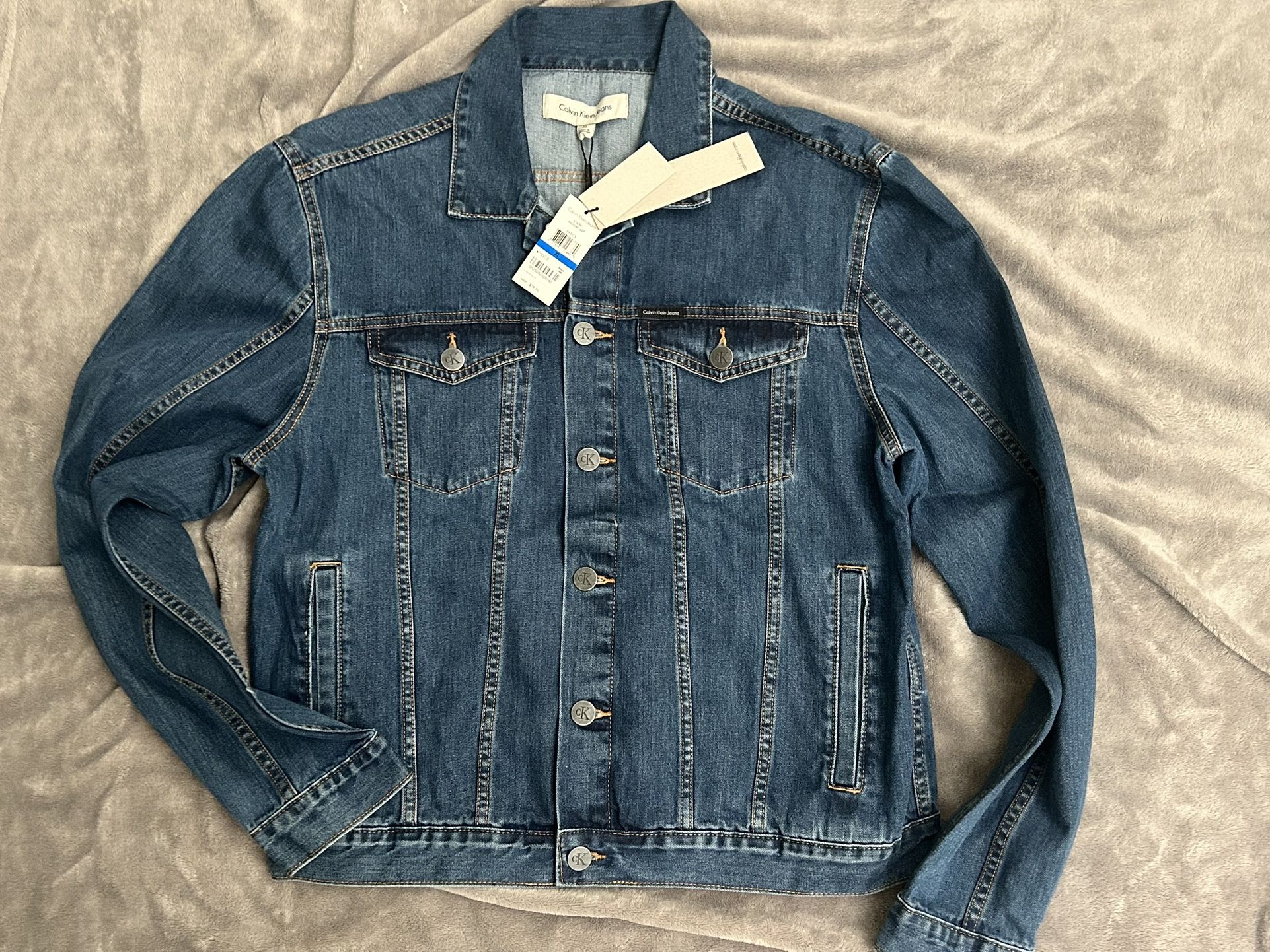 Calvin Klein Jean Jacket Men’s Xl New With Tags