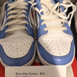 Nike Dunks - Blue M 9