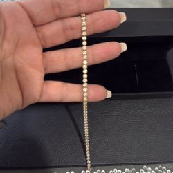 Lab-Grown Diamond Tennis Bracelet 