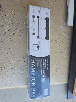 5 piece bathroom set hampton bay new