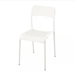 White IKEA Dining Chairs (SANDSBERG)