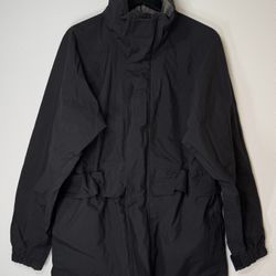 US Navy Cold Weather Gore-Tex Parka Hooded Black 8415-01-(contact info removed) Medium Short