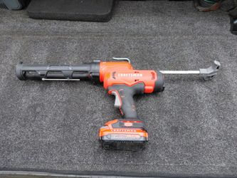 20v Drill and 20v Caulk Gun