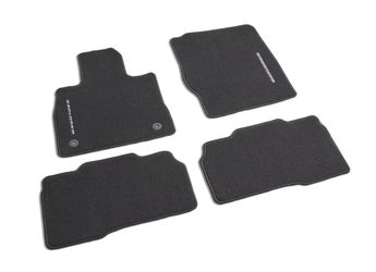 2021-2025 Ford Explorer OEM Black Carpet Floor Mats, 4-Piece Set