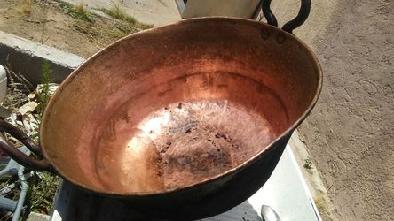 Copper pot..