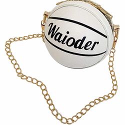 Basketball handbag one shoulder small bag new messenger shaped mini bag
