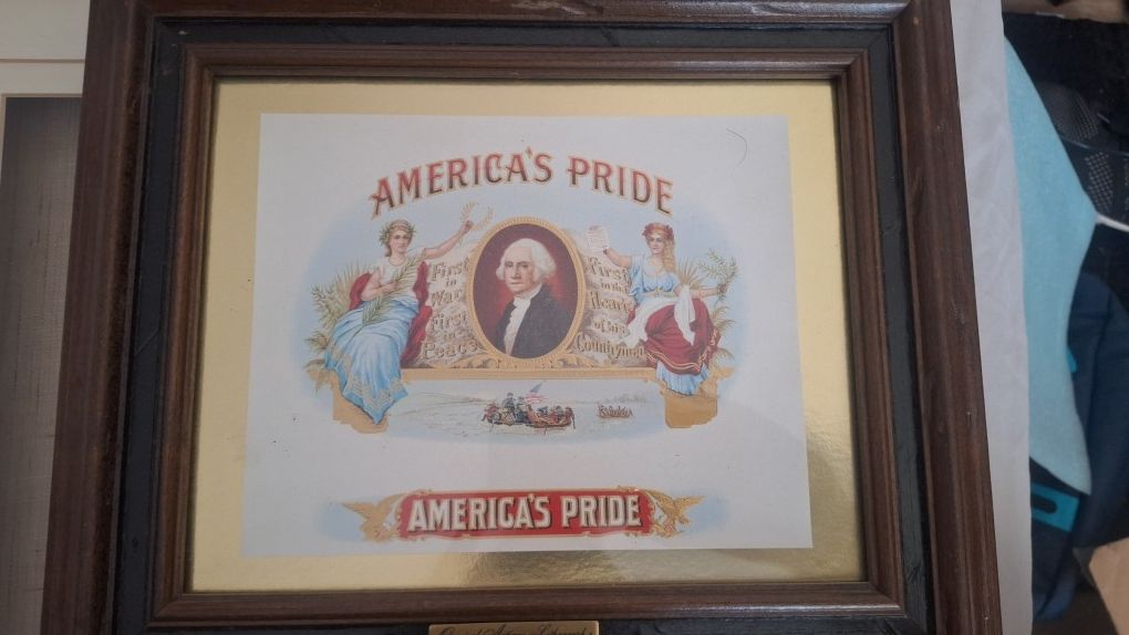 America's Pride Cigar Lithograph