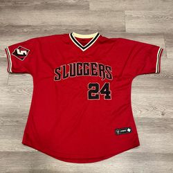 Red Sluggers Juiced Jersey Size Large