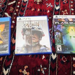 2 PS 5 Game AND One PS4 GAME