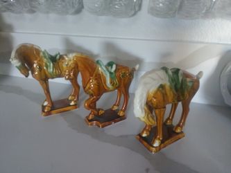 Horse ceramic set