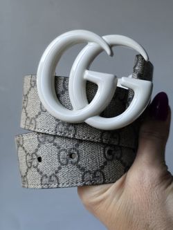 Gucci Supreme Marmont Supreme G PRINT White BUCKLE MONOGRAM