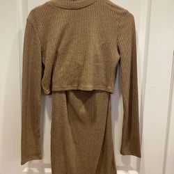 2 Pieces Sweater Shirt + Skirt